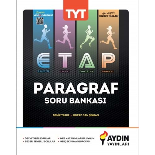 TYT ETAP PARAGRAF SORU BANKASI AYDIN YAYINLARI