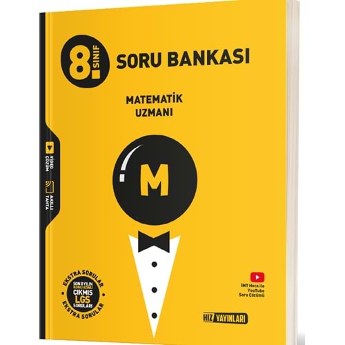 8.SINIF MATEMATİK UZMANI SORU BANKASI HIZ YAYINLARI