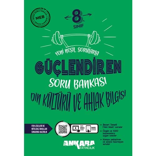 8.SINIF GÜÇLENDİREN DİN KÜLTÜRÜ SORU BANKASI ANKARA YAYINLARI
