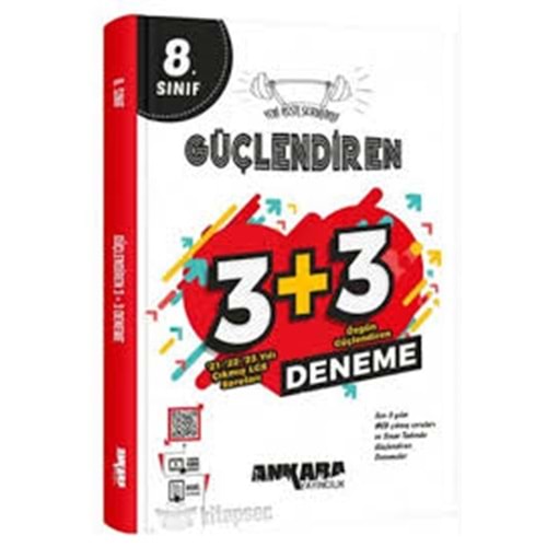 8.SINIF GÜÇLENDİREN 3+3 DENEME ANKARA YAYINLARI