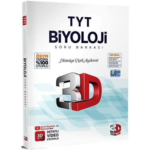 TYT BİYOLOJİ SORU BANKASI 3D YAYINLARI
