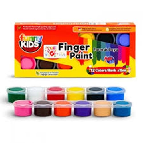 AKRİLİK BOYA 25 ML 12 Lİ KUTU FUNNY KİDS