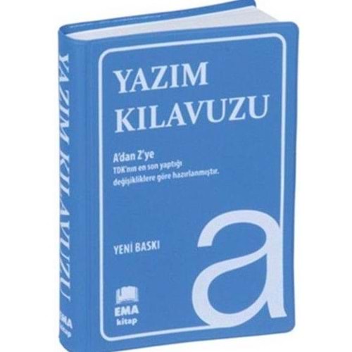 YAZIM (İMLA) KLAVUZU PLASTİK KAPAK EMA