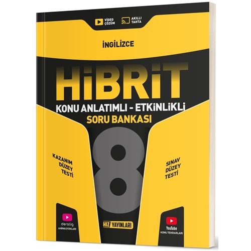 8.SINIF HİBRİT İNGİLİZCE SORU BANKASI HIZ