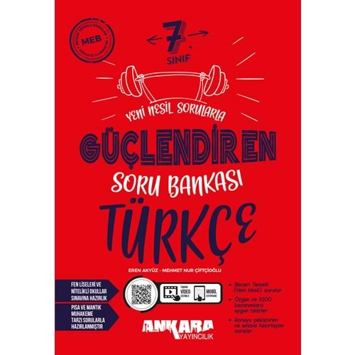 7.SINIF GÜÇLENDİREN TÜRKÇE SORU BANKASI ANKARA