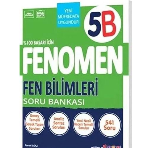 5.SINIF FENOMEN (B) FEN BİLİMLERİ SORU BANKASI