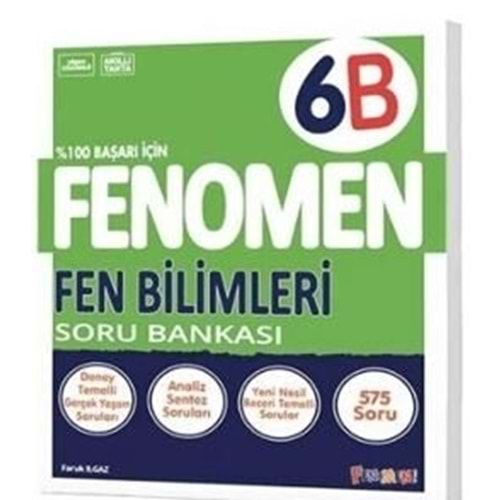 6.SINIF FEN BİLİMLERİ (B) SORU BANKASI FENOMEN