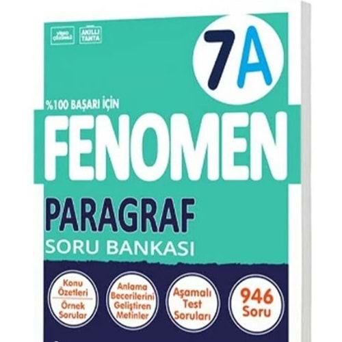 7.SINIF PARAGRAF (A) SORU BANKASI FENOMEN