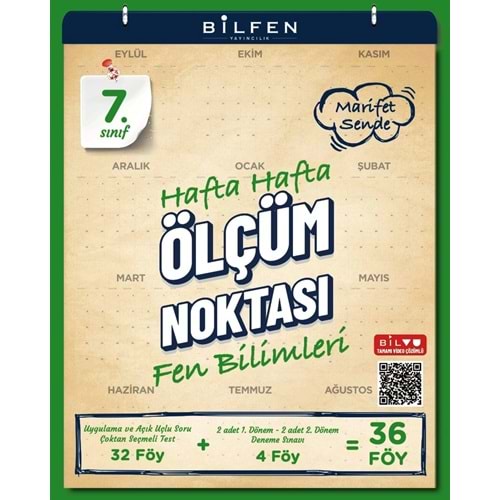 7.SINIF ÖLÇÜM NOKTASI FEN BİLİMLERİ