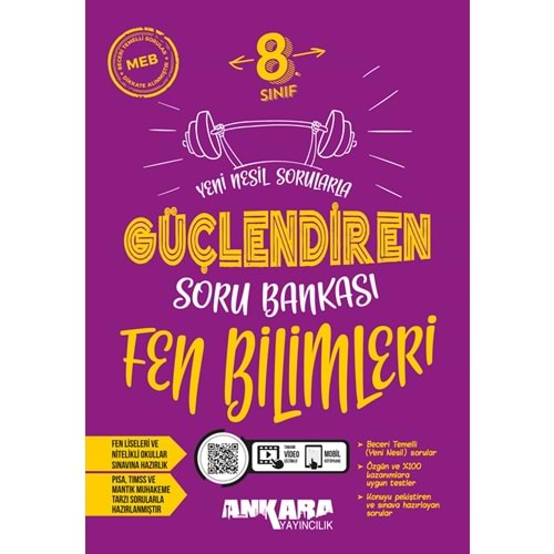 8.SINIF GÜÇLENDİREN FEN BİLGİSİ S.BANKASI ANKARA