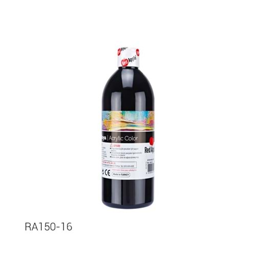 AKRİLİK BOYA 500 GR SİYAH RED APPLE