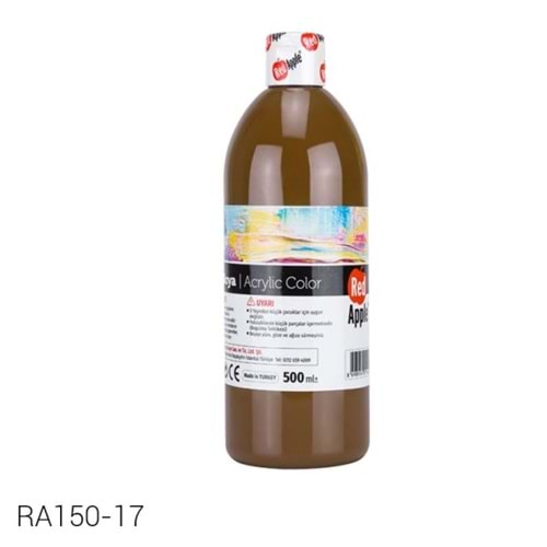 AKRİLİK BOYA 500 GR KAHVERENGİ RED APPLE