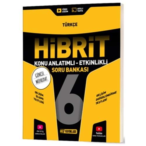6.SINIF TÜRKÇE HİBRİT HIZ YAYINLARI