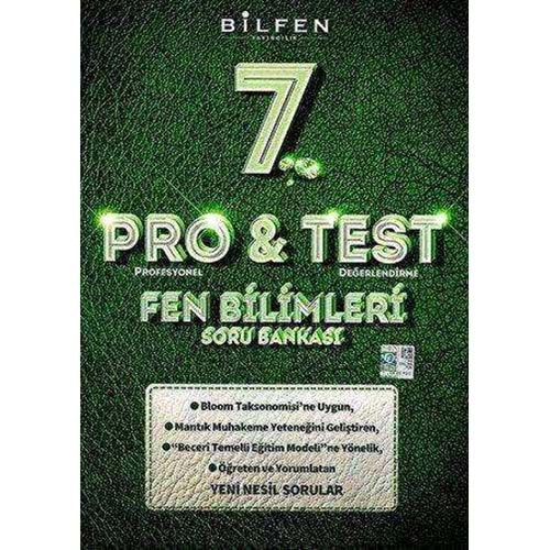 7.SINIF FEN BİLGİSİ S.BANKASI PRO&TEST BİLFEN