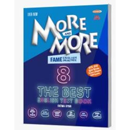 8.SINIF İNGİLİZCE FAME FENOMEN TEST MORE&MORE