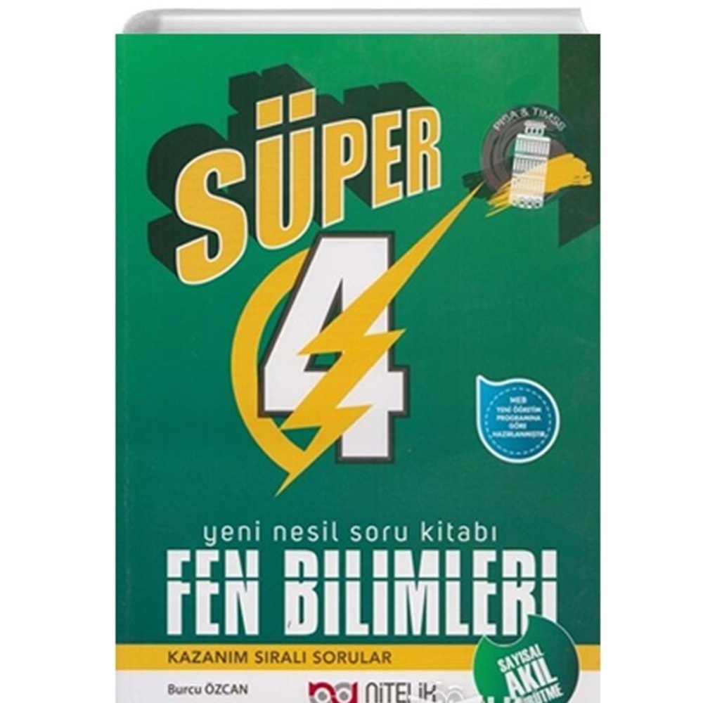 4.SINIF SÜPER FEN BİLİMLERİ SORU BANKASI NİTELİK