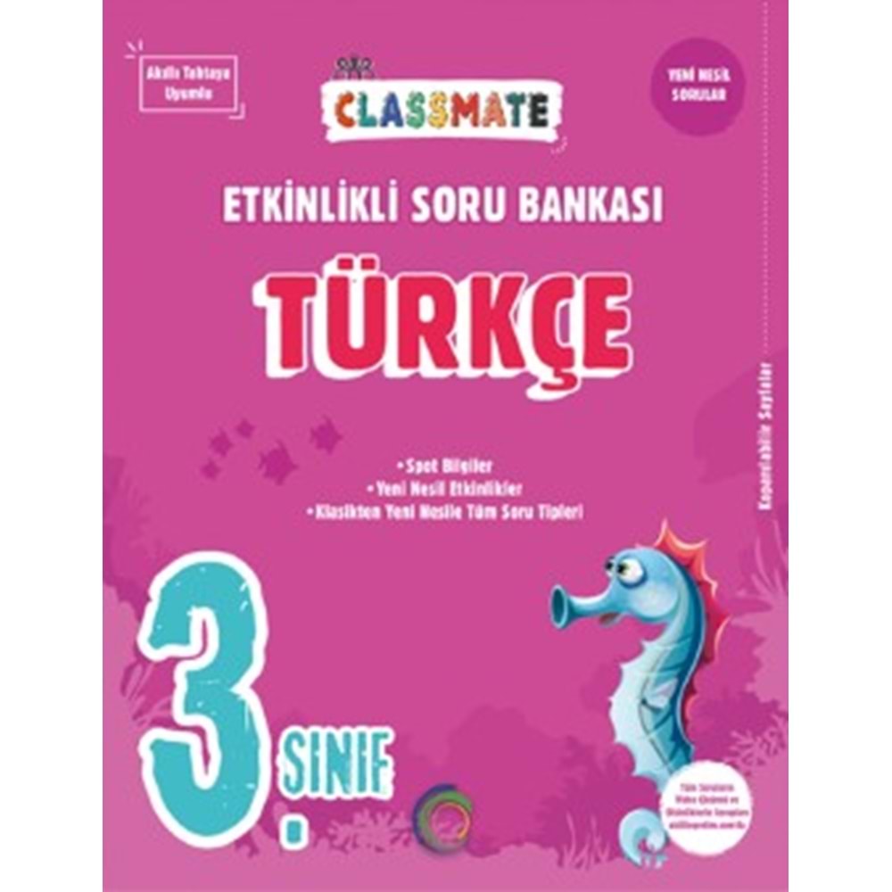 3.SINIF CLASSMATE TÜRKÇE SORU BANKASI OKYANUS