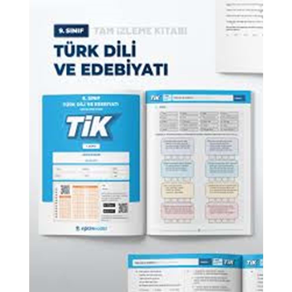 9.SINIF TAM İZLEME TÜRK DİLİ VE EDEBİYATI SORU BANKASI 4K YAYINLARI
