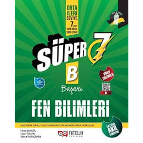 7.SINIF FEN BİLİMLERİ SÜPER B S.BANKASI NİTELİK